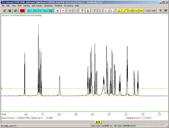 Spectrum after Phase correction.