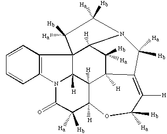 Molecular structure of Strychine